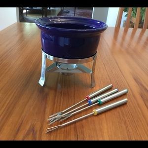 Chantal Fondue Set, blue